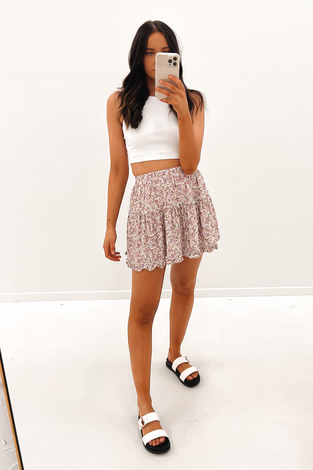 Delilah Floral Mini Skirt