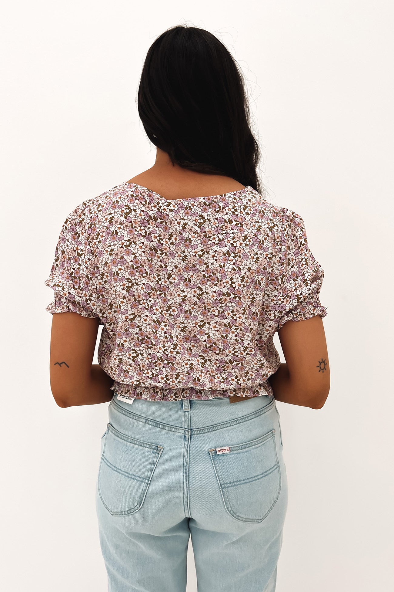 Delilah Floral Top Print