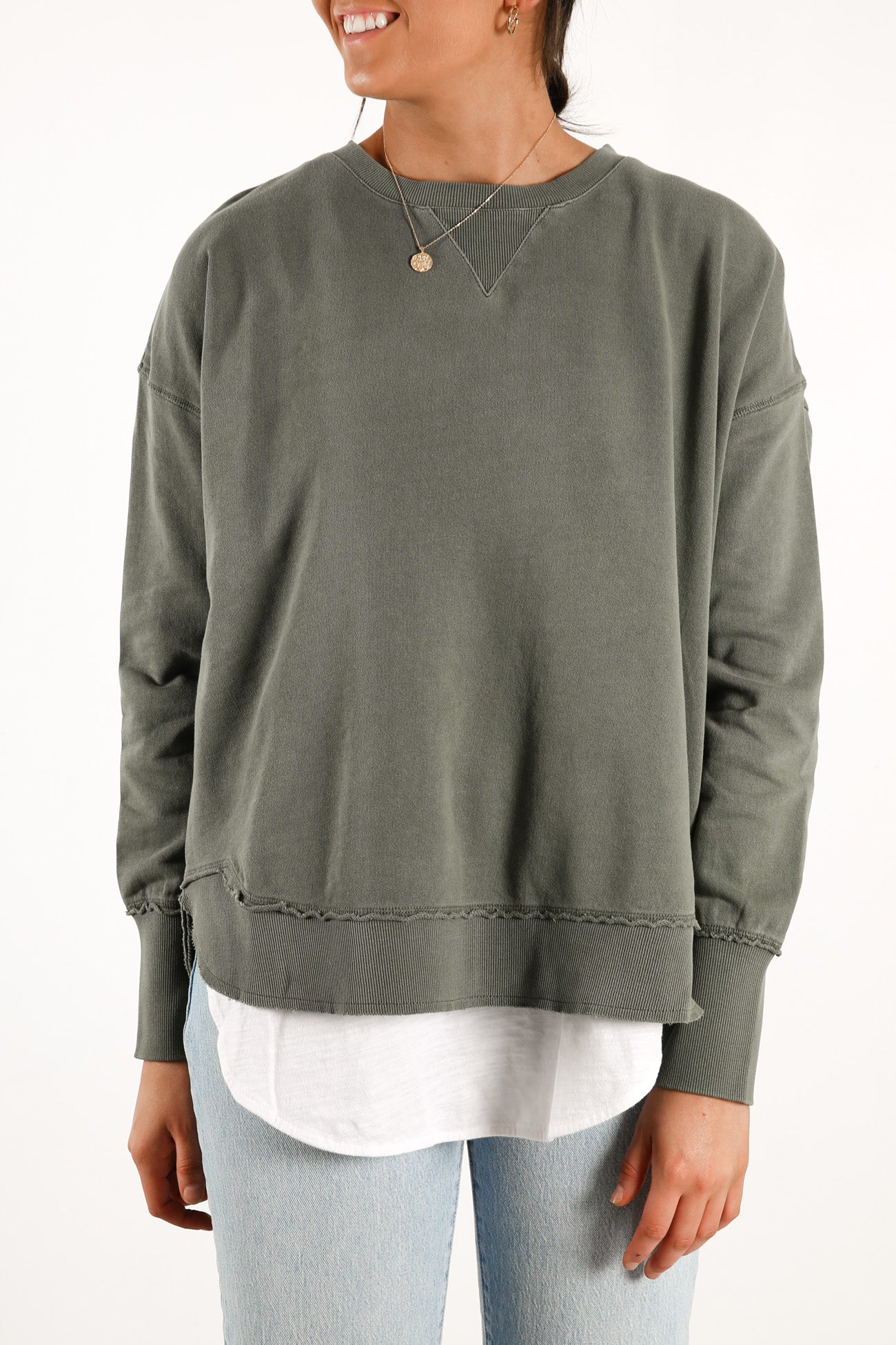 Delilah Crew Khaki