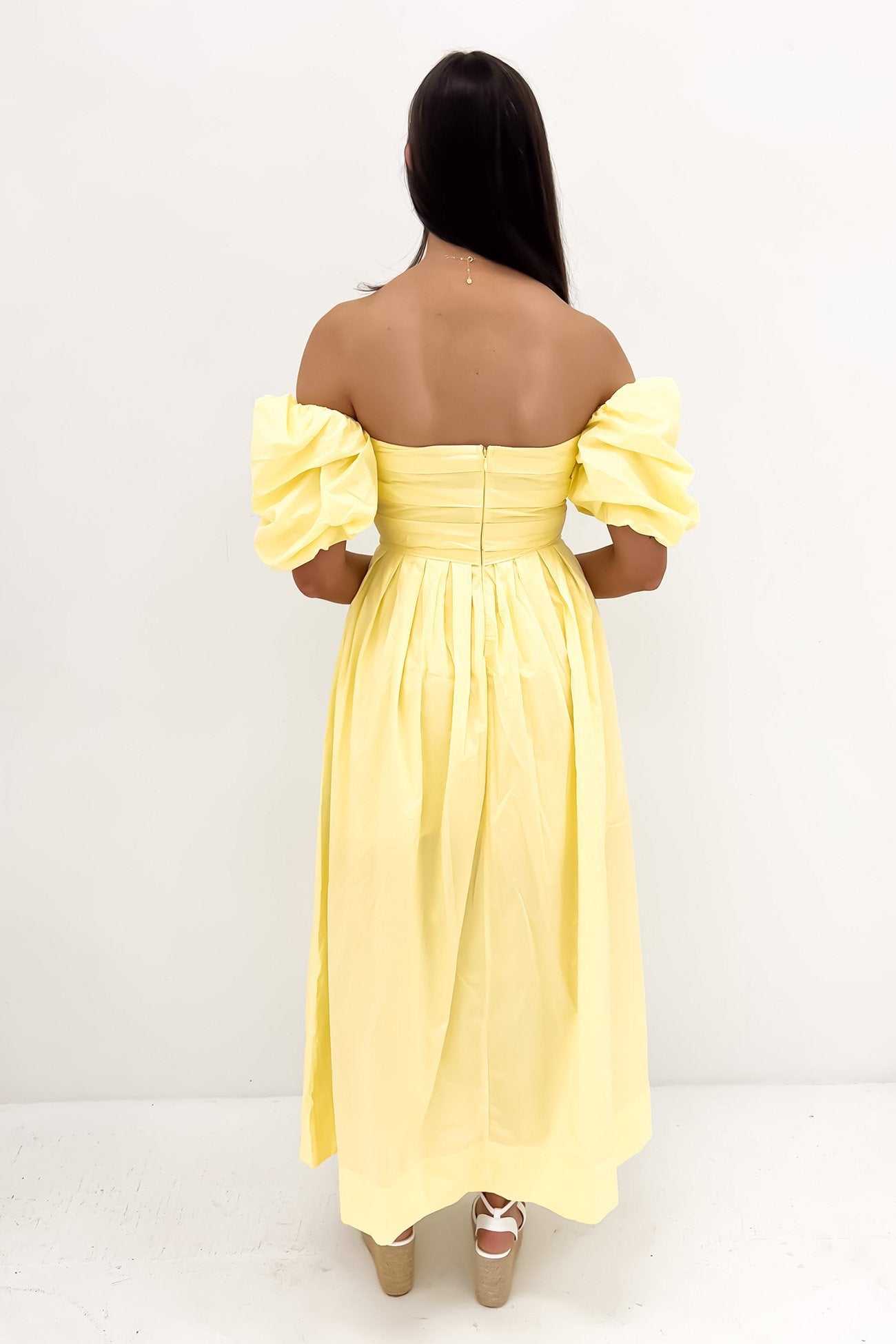 Dempsey Midi Dress Yellow