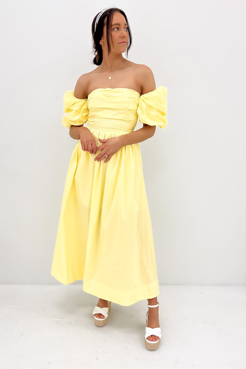 With jean clearance yellow dress