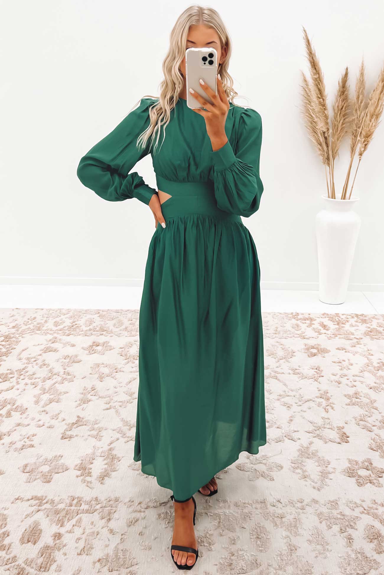 Dola Maxi Dress Emerald