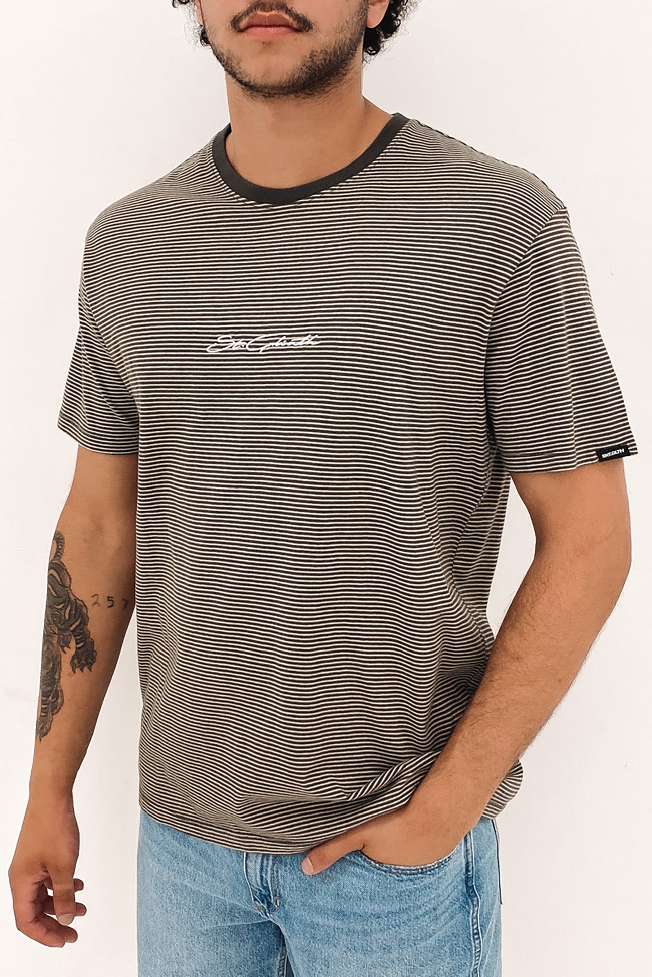 ES Stripe Tee Fog