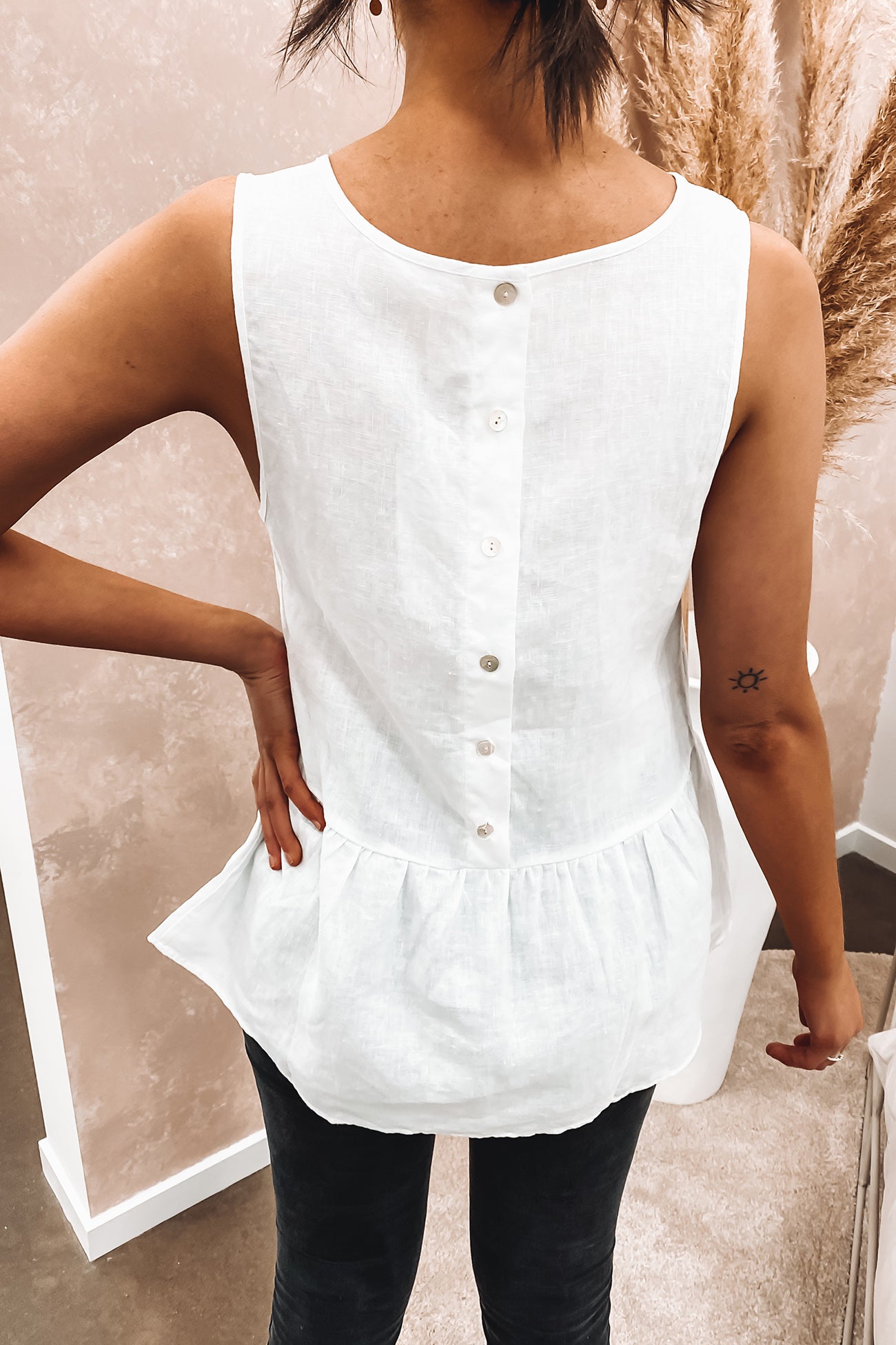 Elly Top White