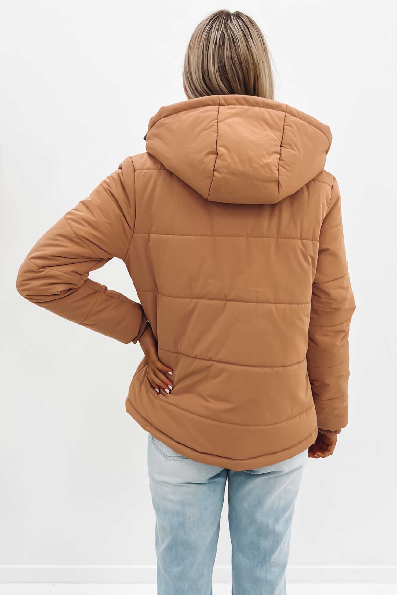 Essentials Puffer Jacket Tan