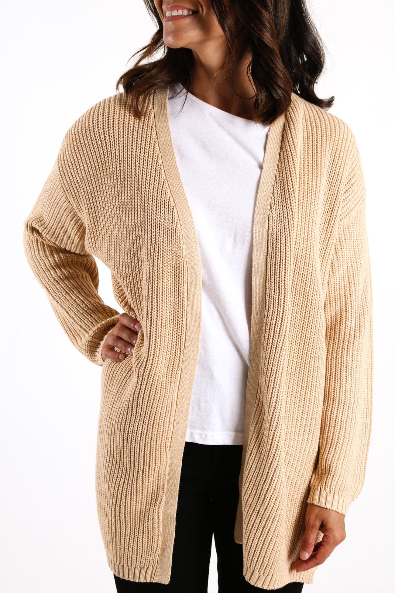 Everyday Knit Cardi Cream