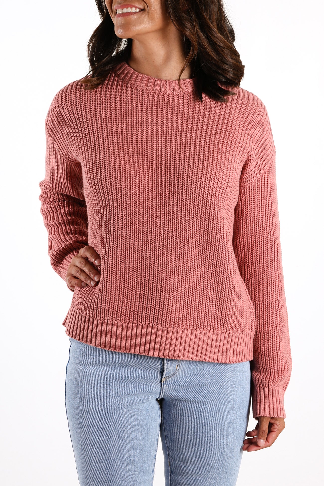 Everyday Knit Sweater Plum