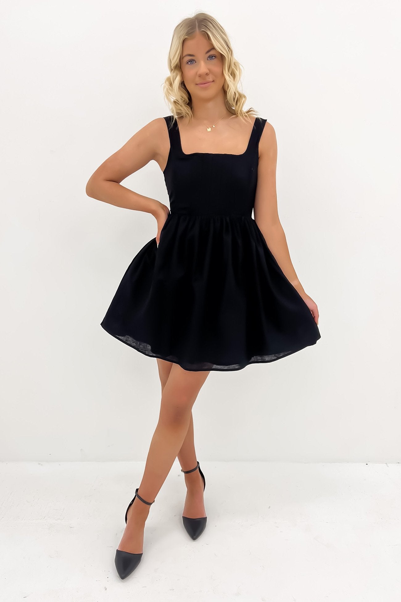 Fable Mini Dress Black