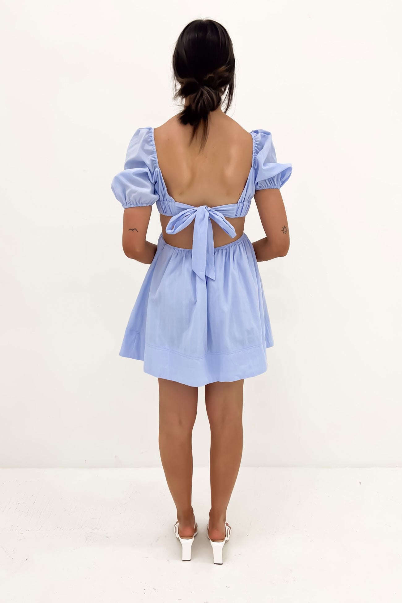 Fariha Mini Dress Blue