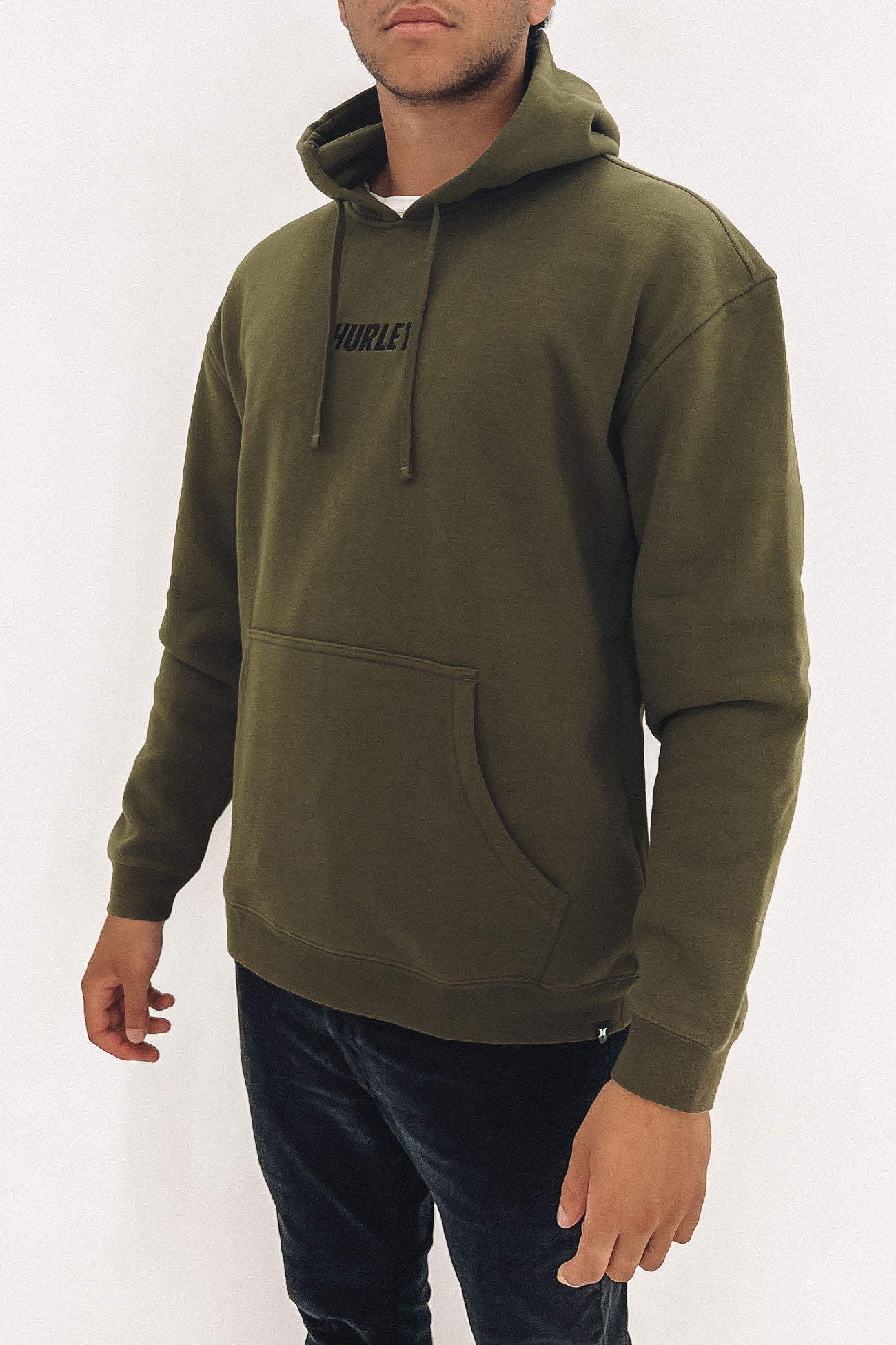 Fastlane Colour Fleece Hoodie Olive