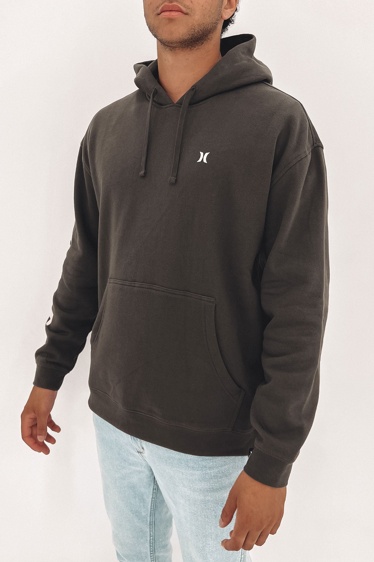 Fastlane Sleeves Fleece Pullover Raven