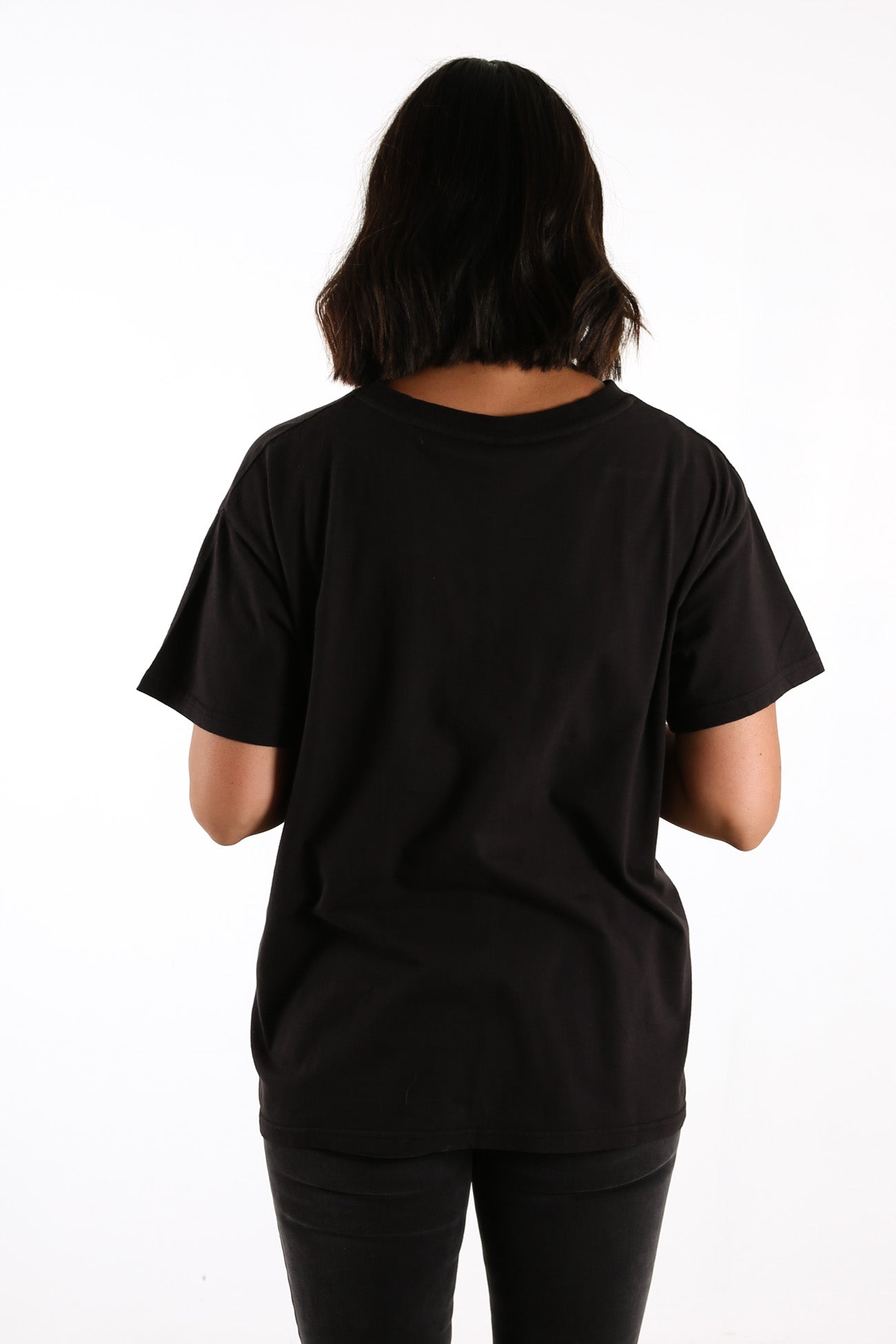 Feline Tee Washed Black