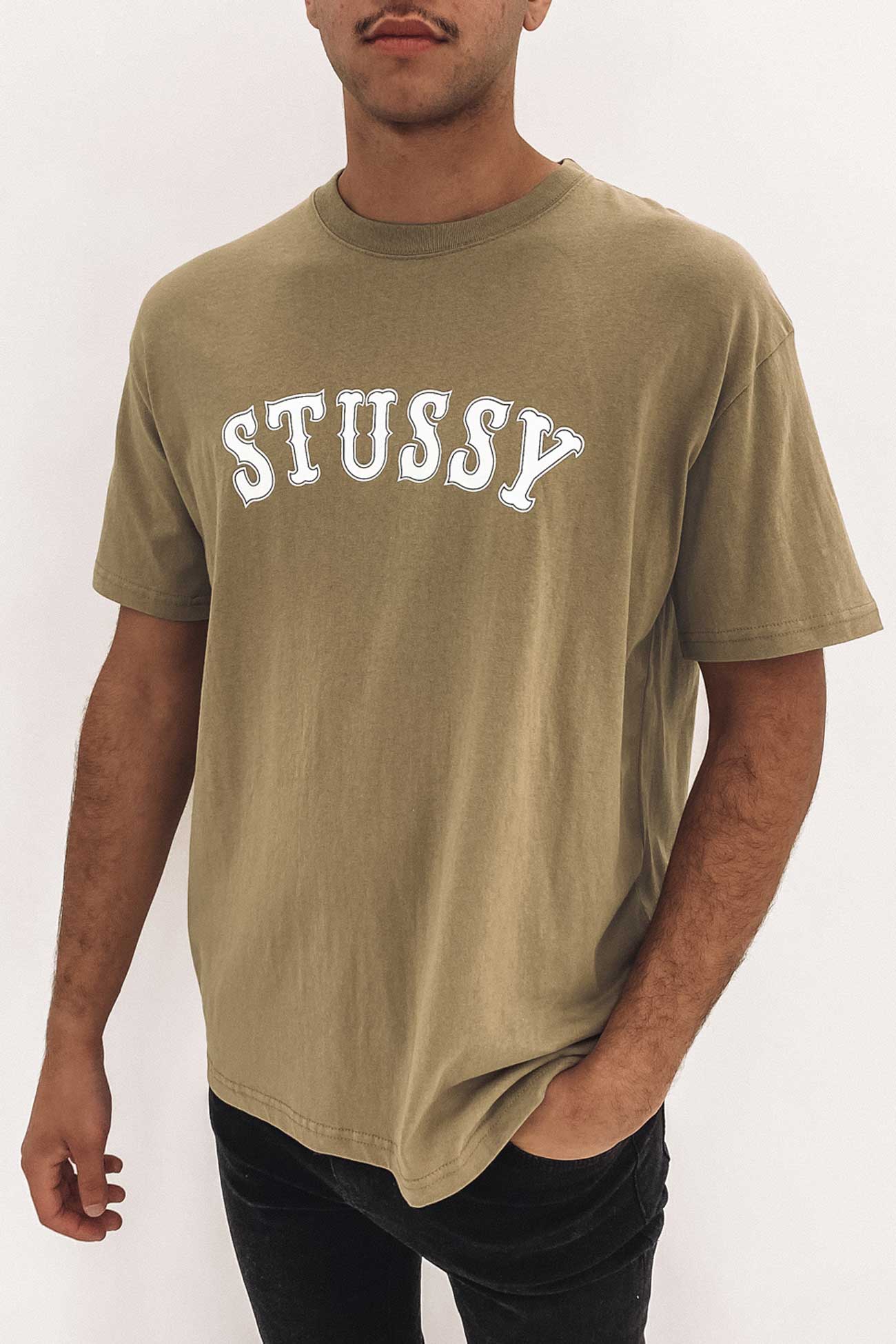 Fenway Park Short Sleeve Tee Light Military