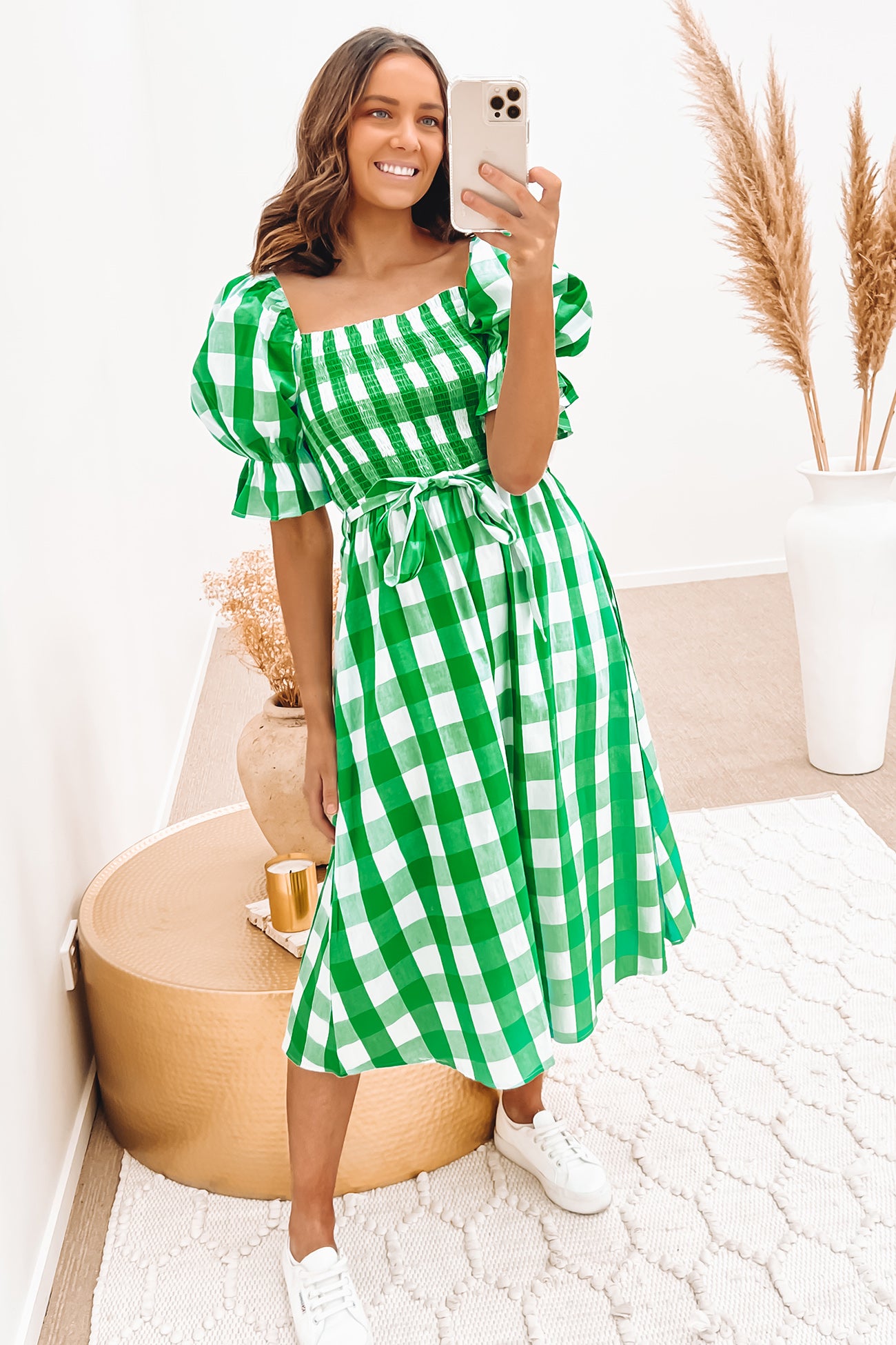 Finley Midi Dress Green