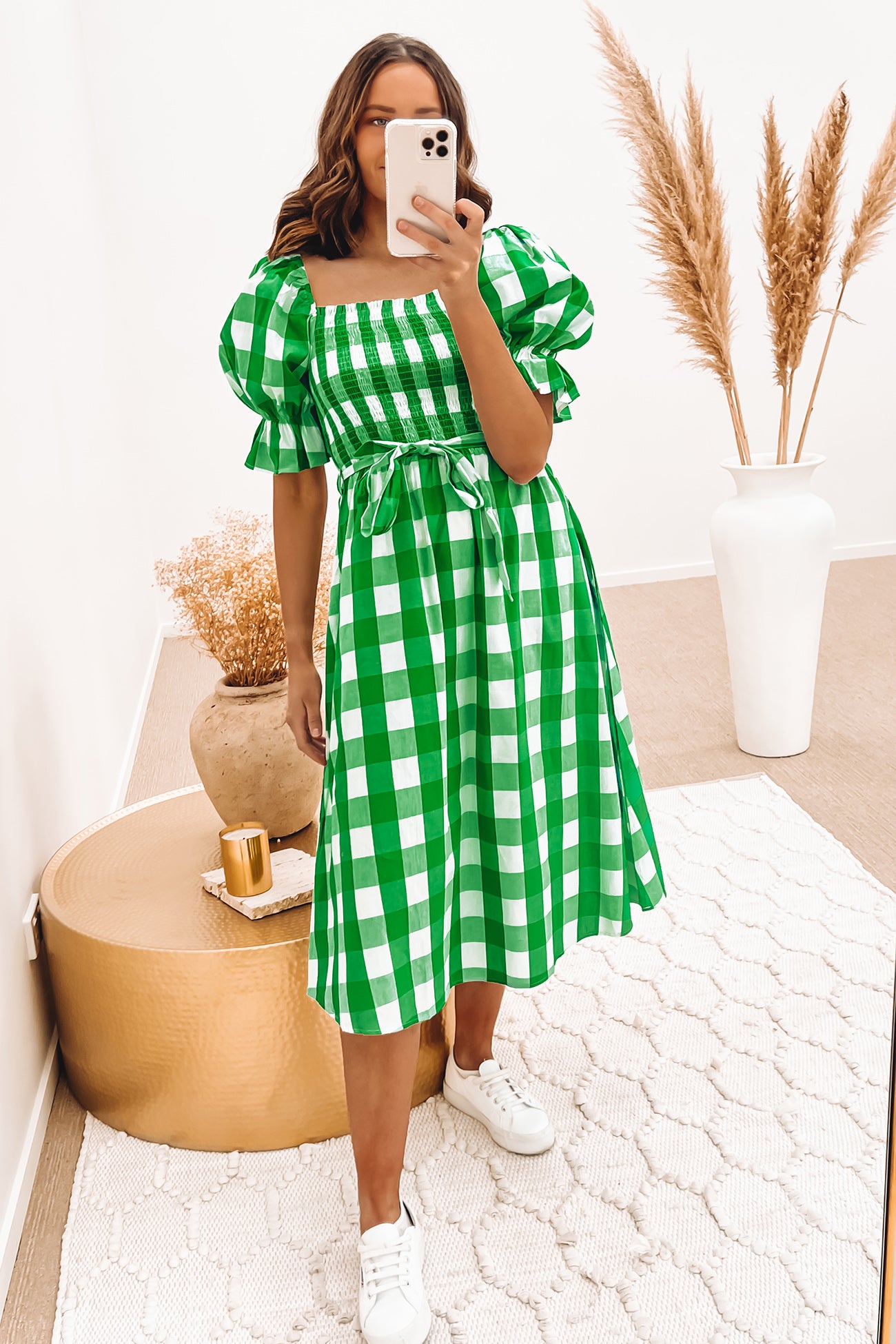 Finley Midi Dress Green