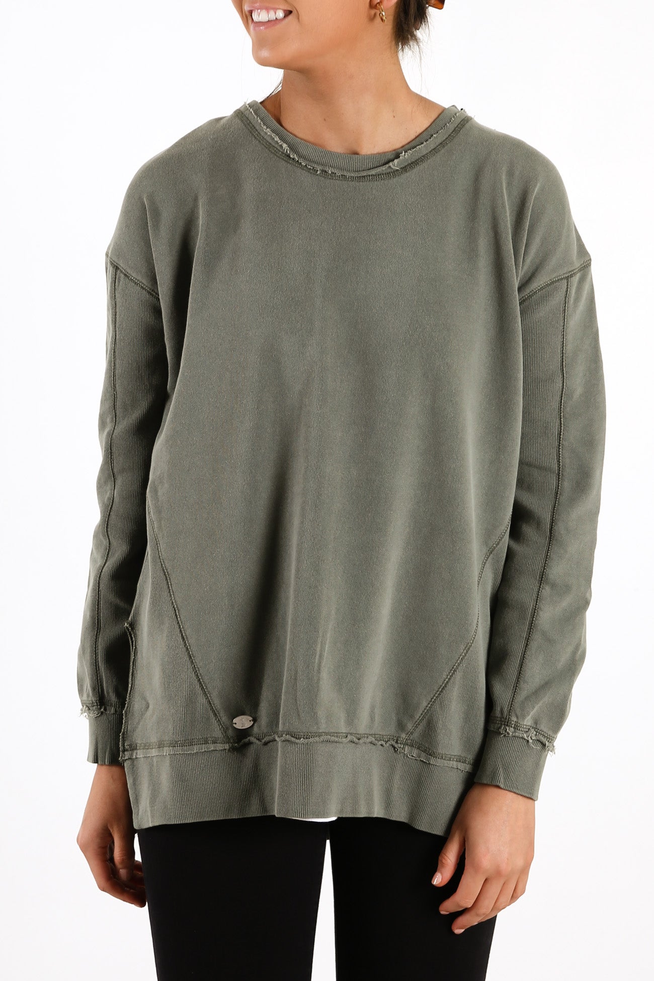 Fleur Crew Khaki