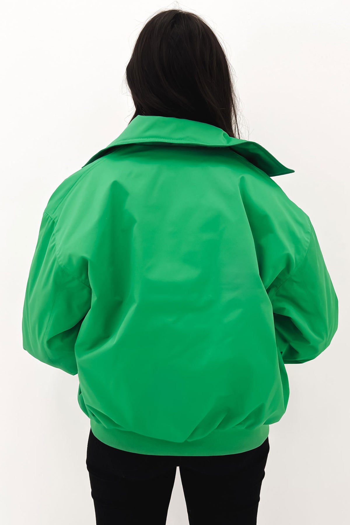 Green hot sale bomer jacket