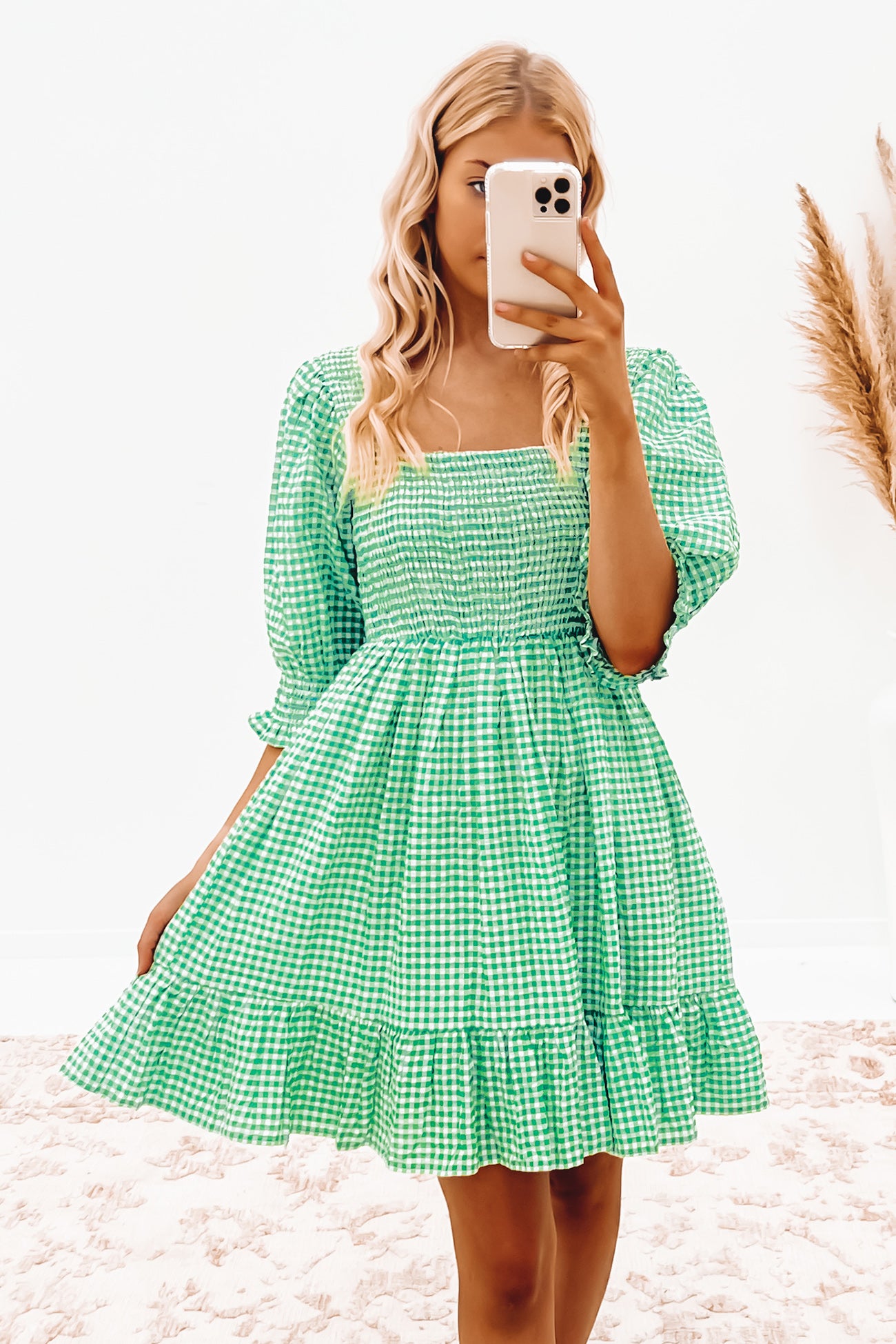 Florence Mini Dress Green