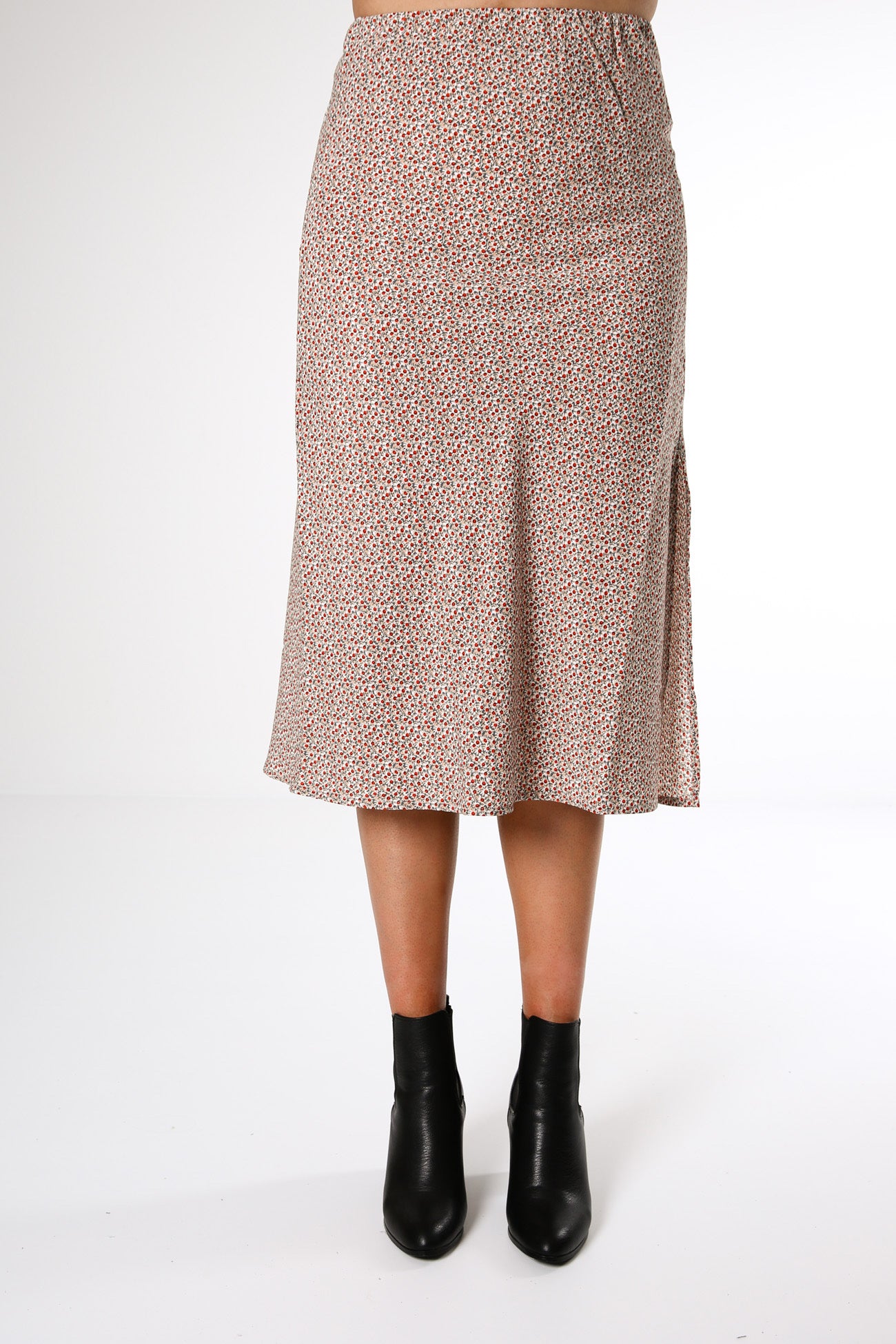 Floret Midi Skirt Print