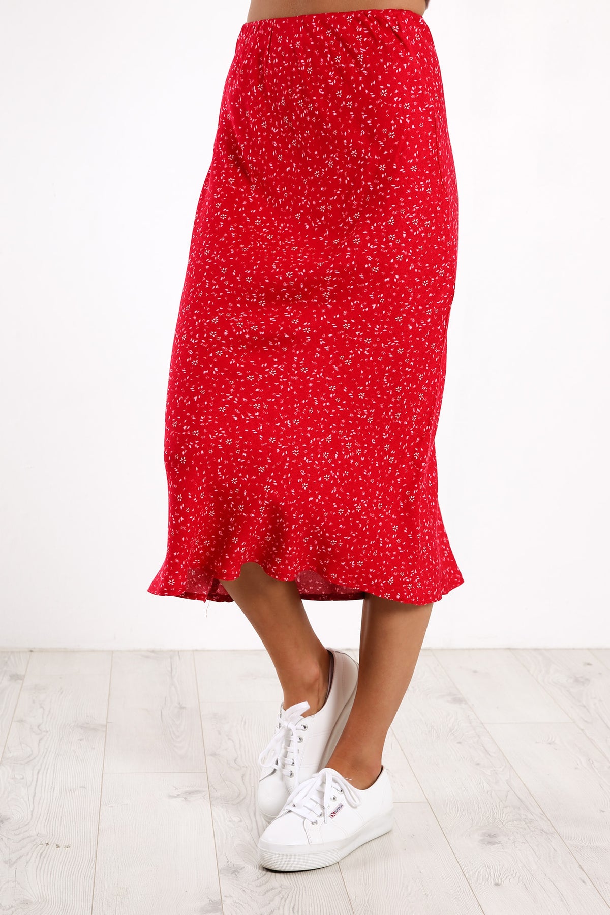 Glassons red hotsell midi skirt