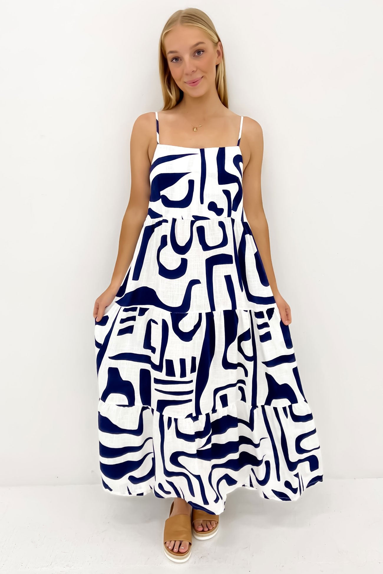 Flynn Midi Dress Lisbon