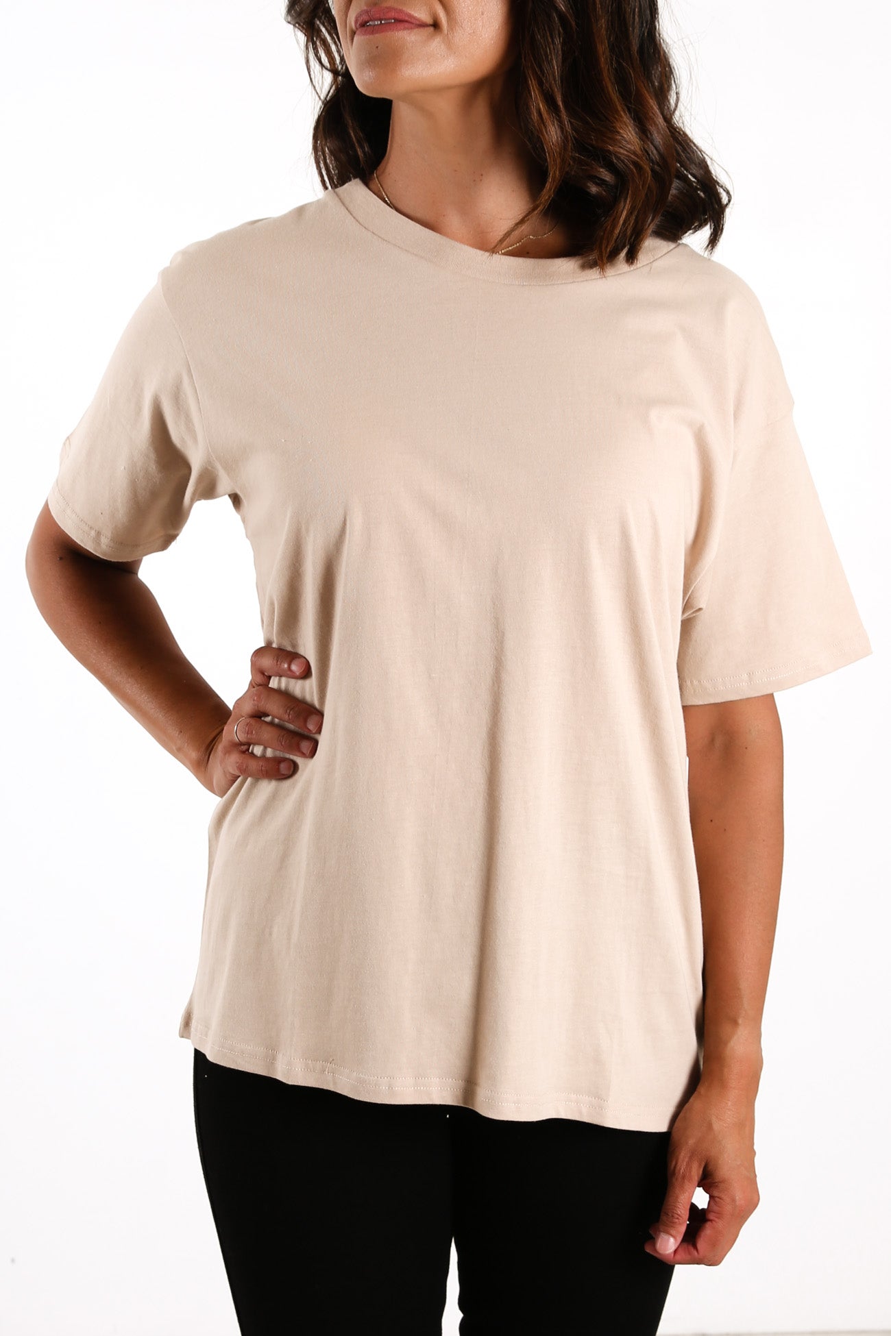 Frankie Boyfriend Tee Sand