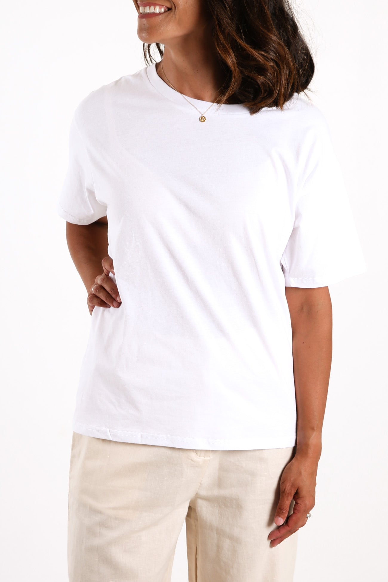 Frankie Boyfriend Tee White