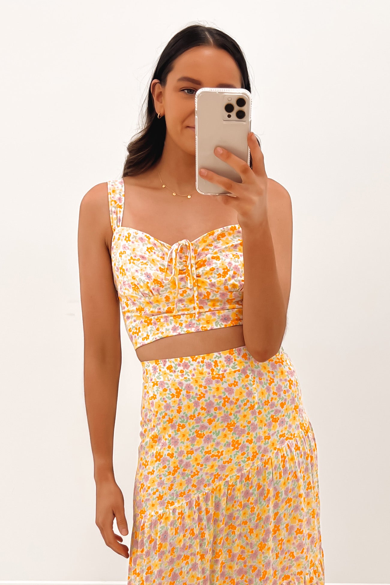 Frida Floral Top Print