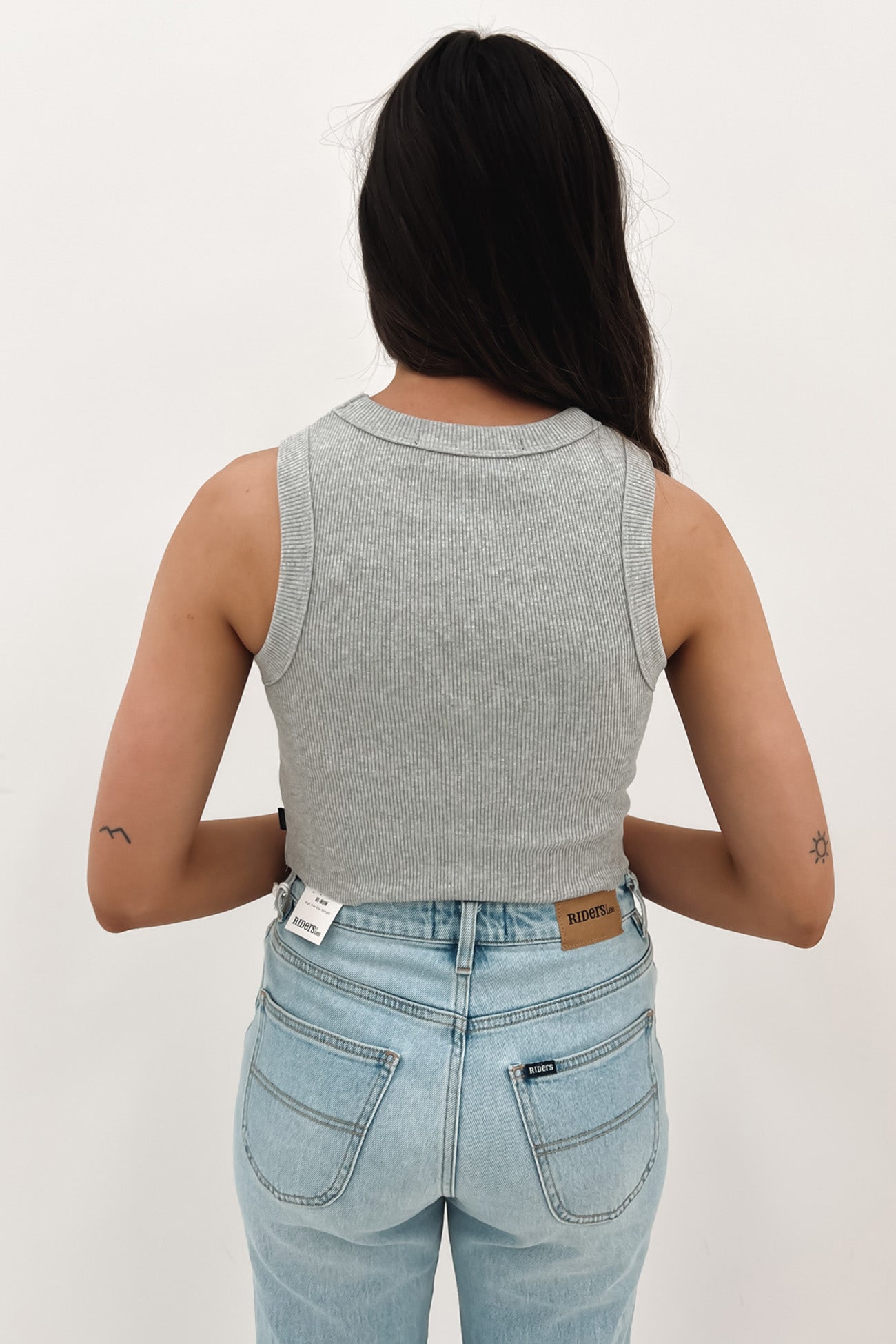 Frida Tank Grey Marle