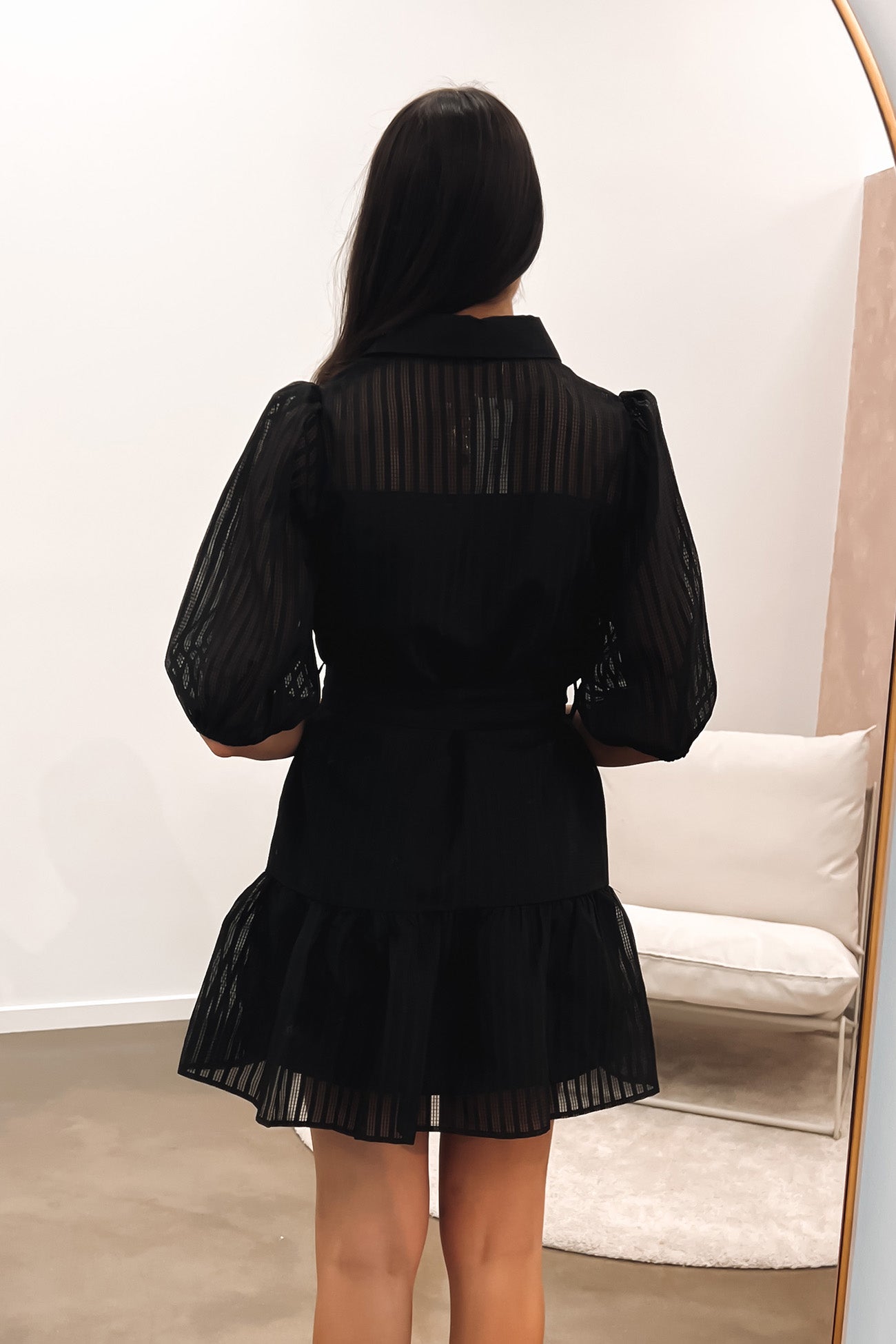 Georgi Mini Dress Black