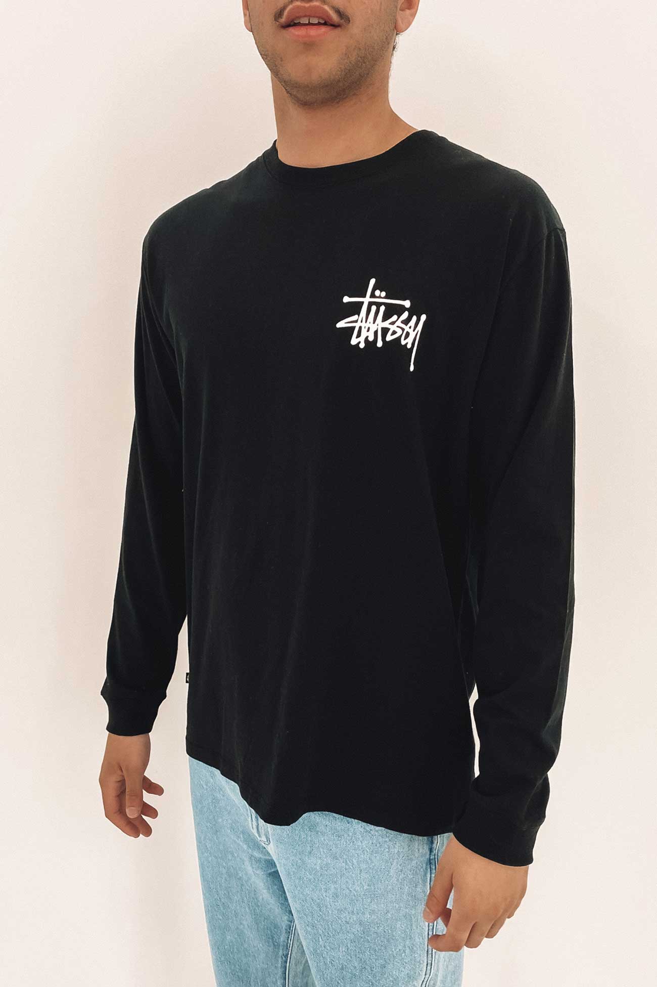 Graffiti Long Sleeve Tee Black