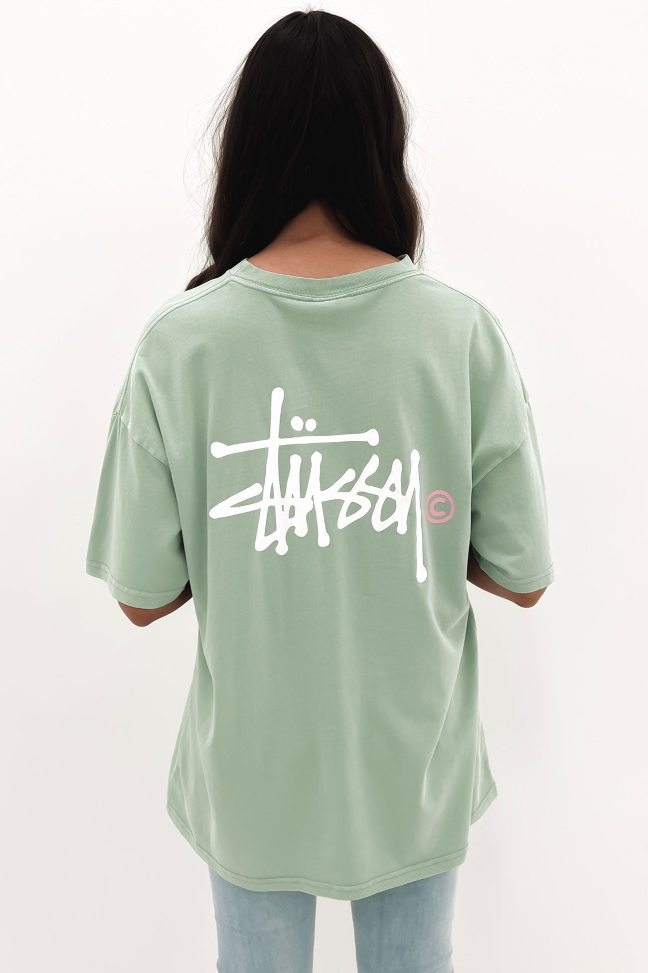 Graffiti Pigment Relaxed Tee Sage