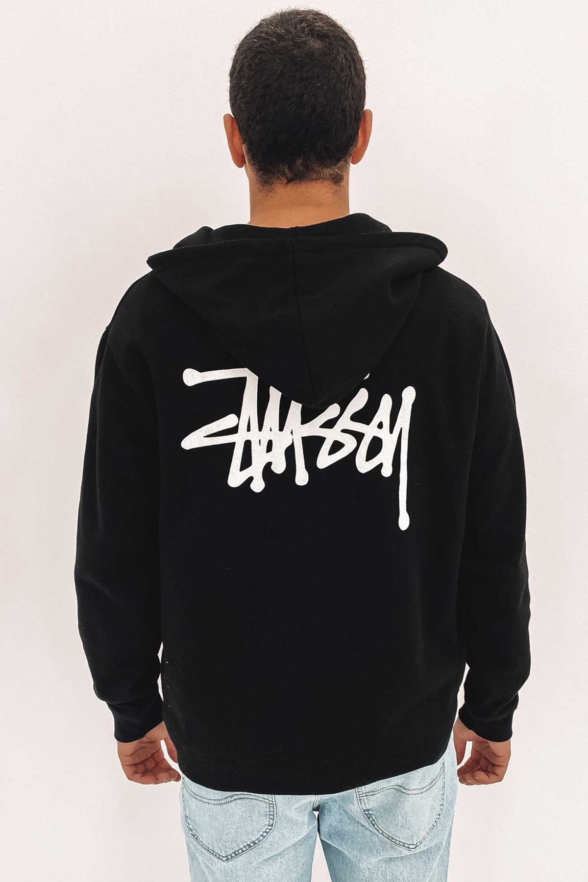 Stussy Basic Hoodie Black - black