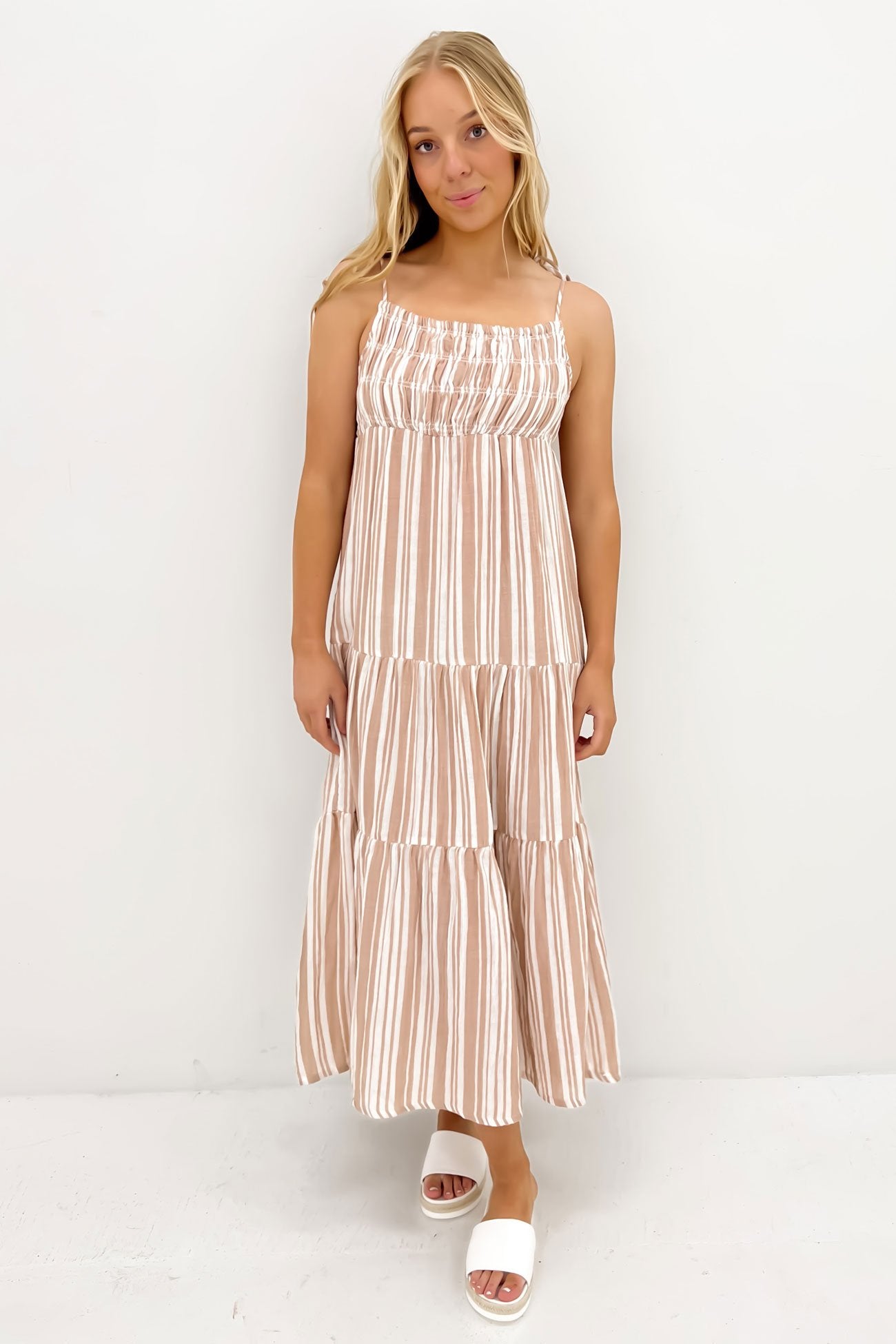 Grounded Maxi Dress Tan