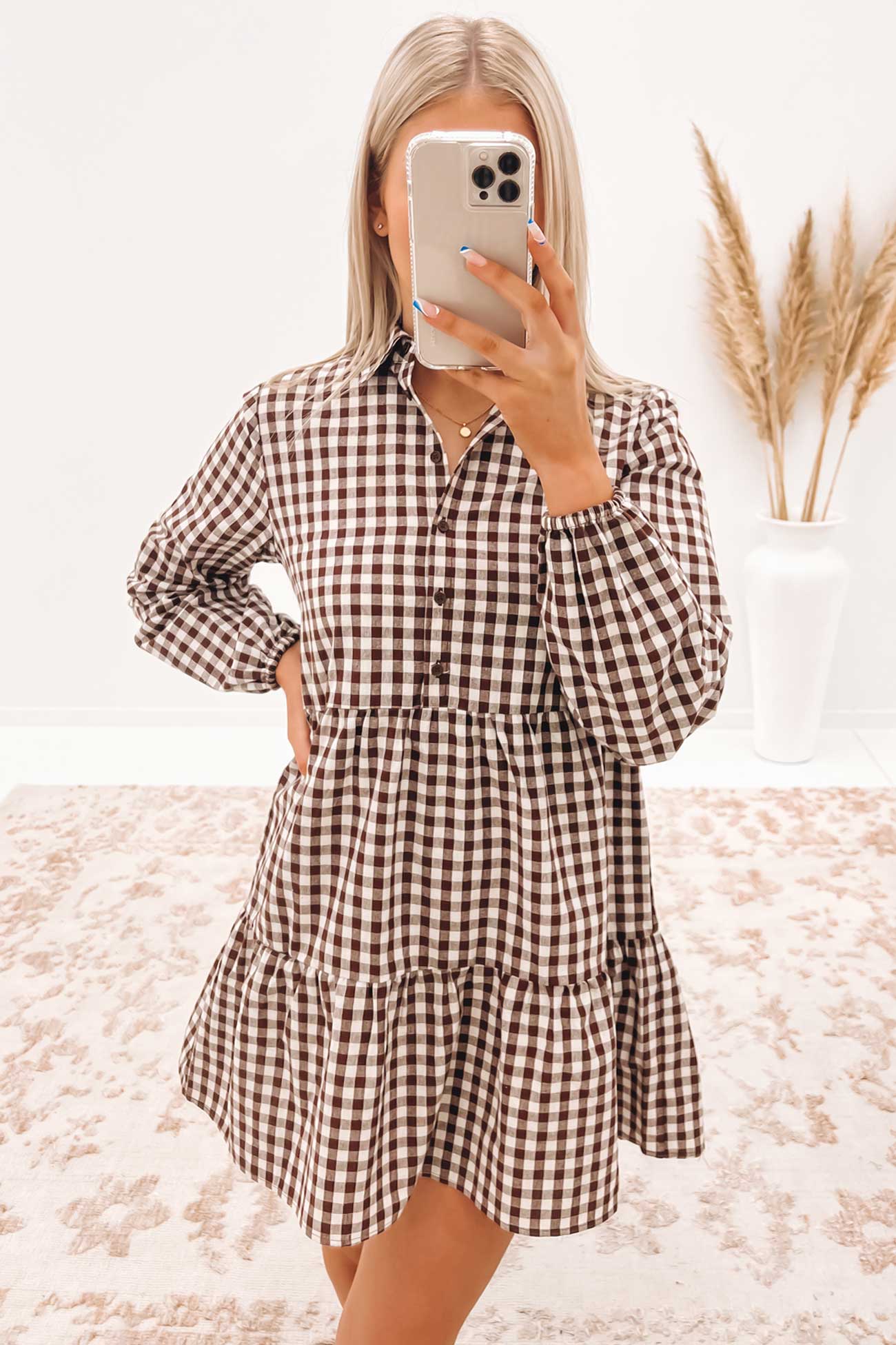 Harlem Check Dress Checkered