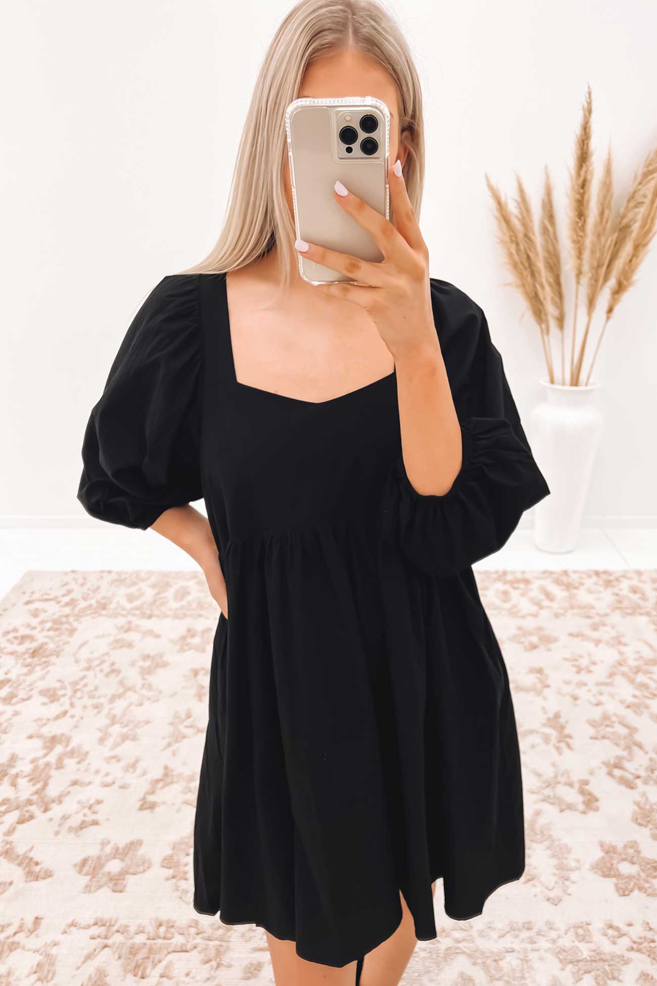 Harrison Mini Dress Black