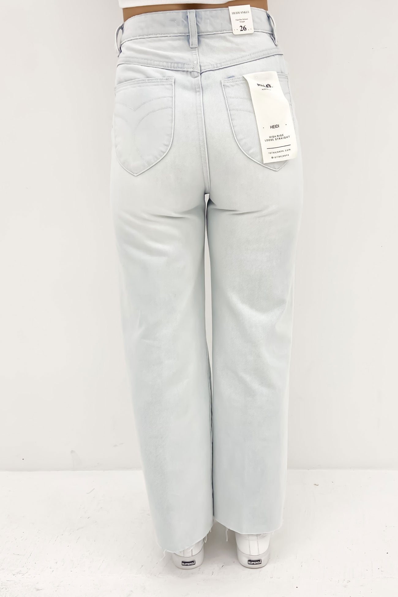 Heidi Ankle Jean Ice Blue