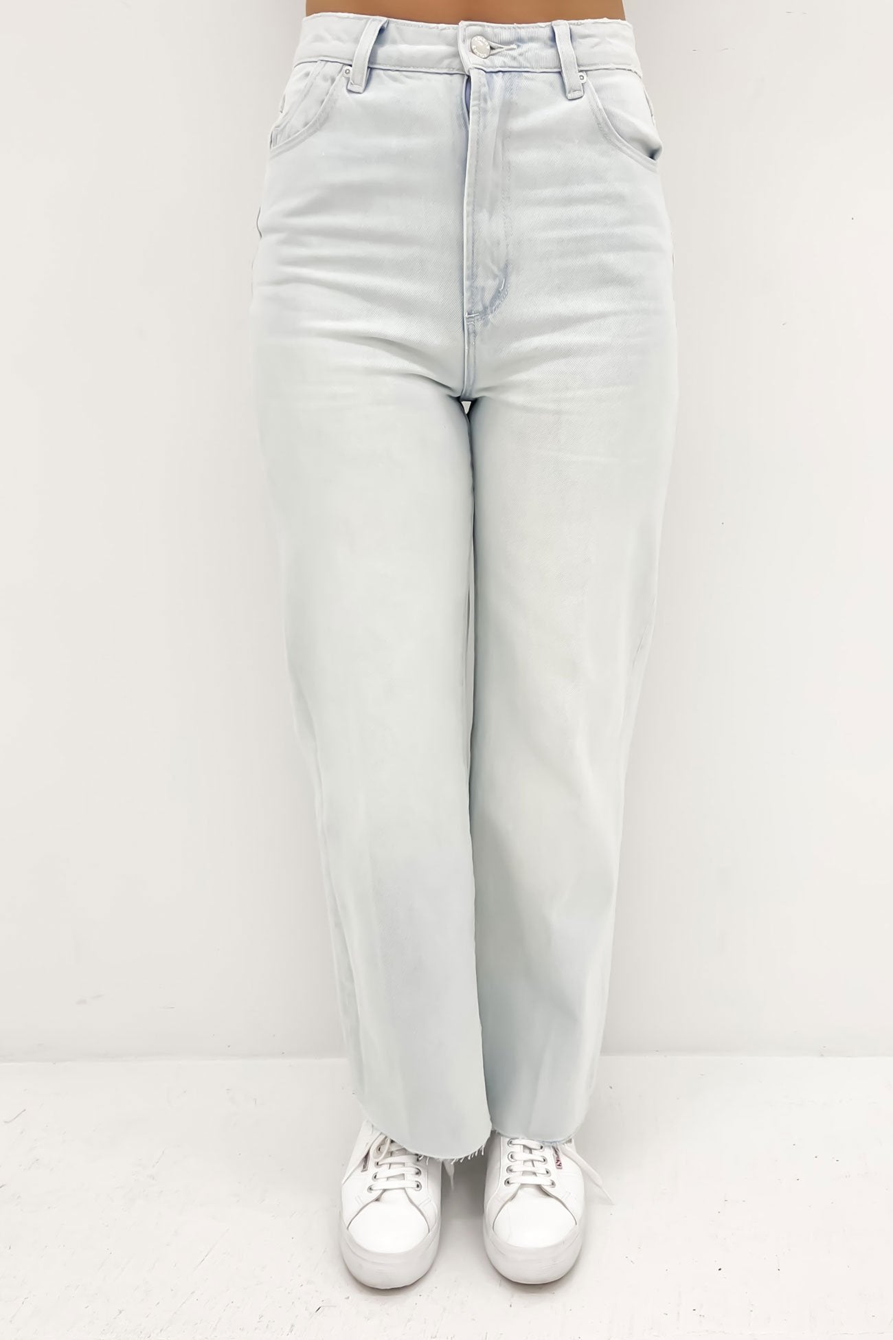 Heidi Ankle Jean Ice Blue