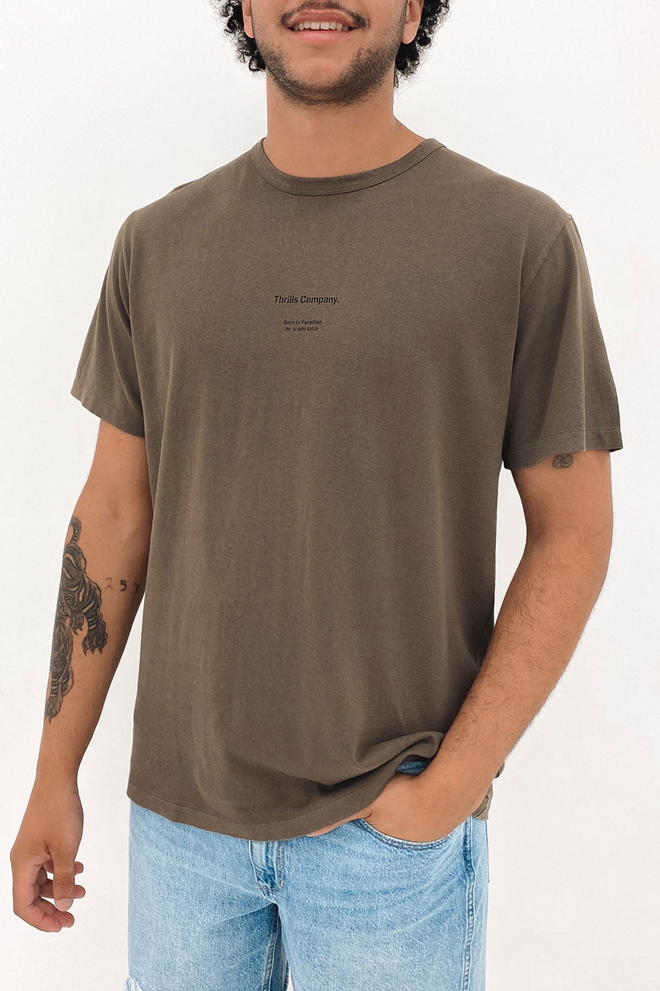 Hemp Thrills Infantry Merch Fit Tee Canteen