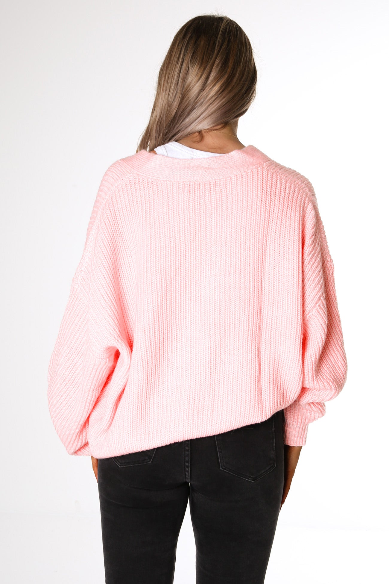 Henry Cardigan Pink Salt