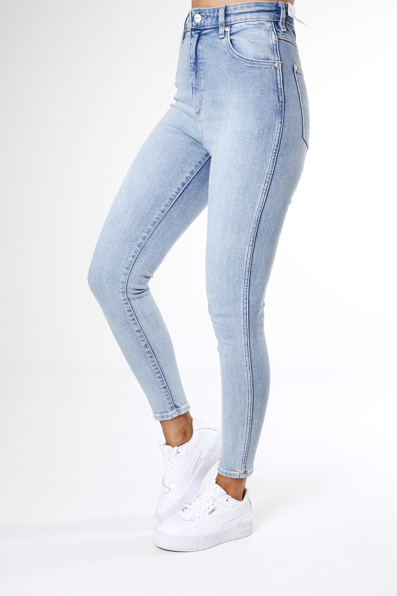 Hi Pins Cropped Jean Pale