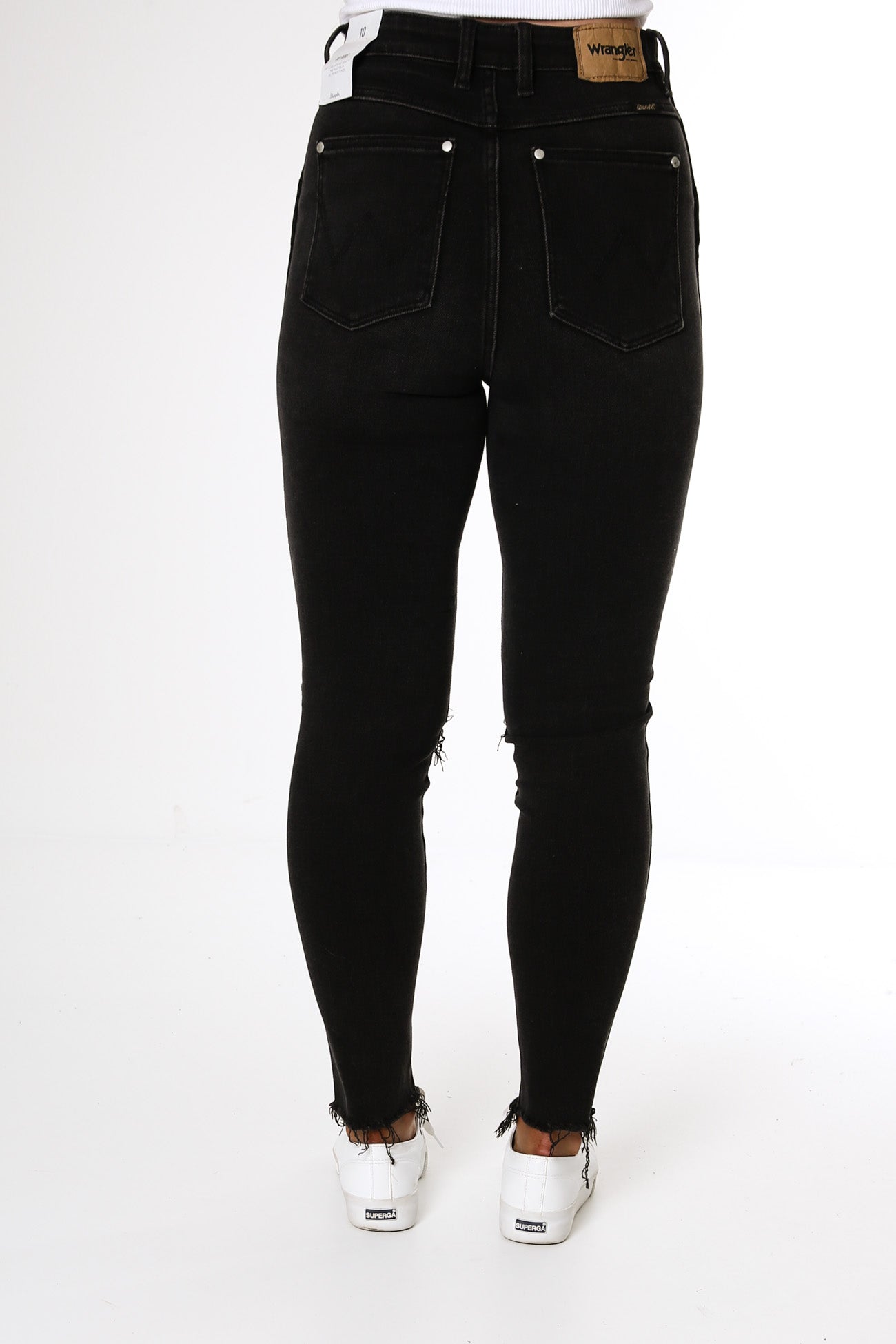 Hi Pin Cropped Jean Backbite Black