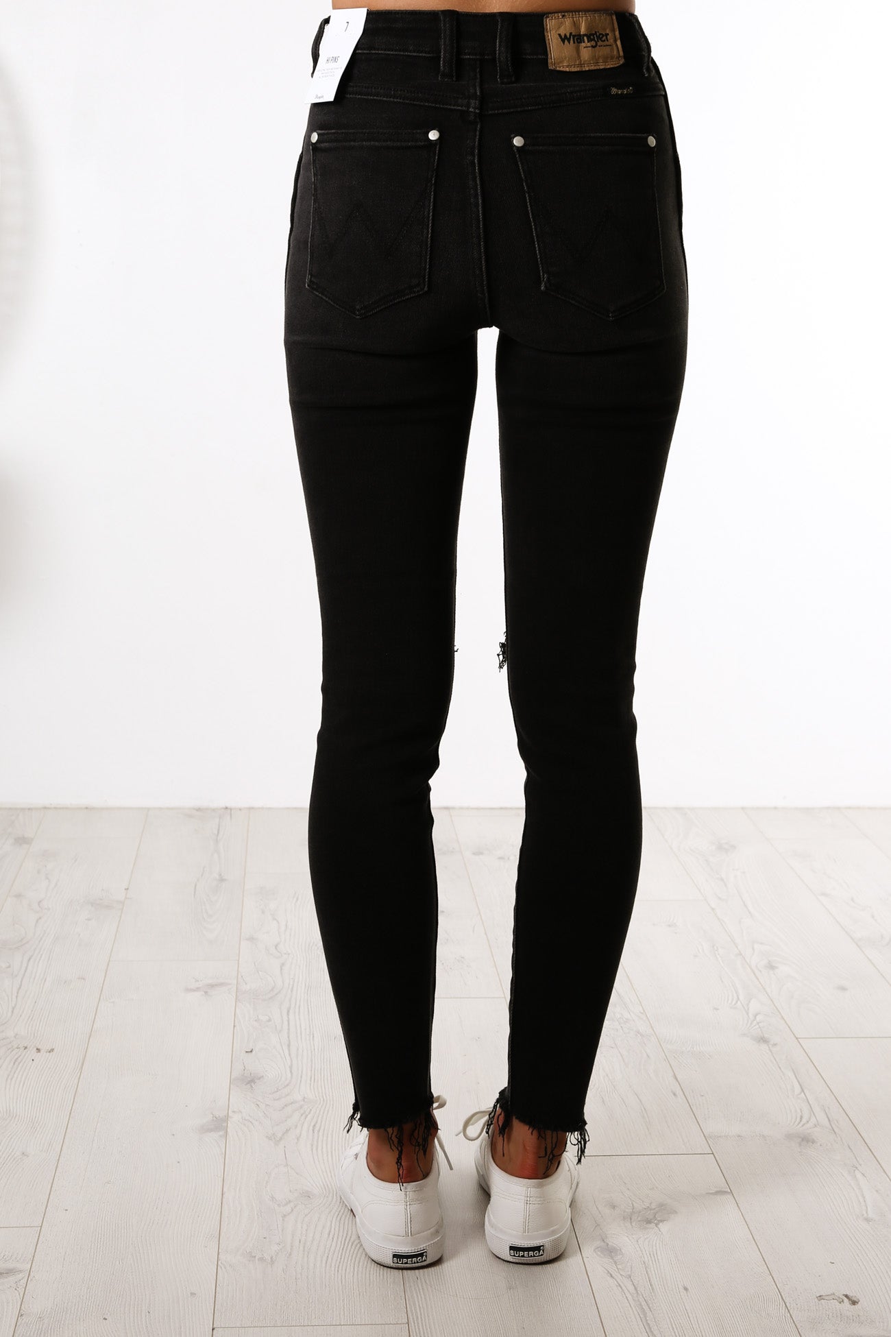 Hi Pin Cropped Jean Backbite Black