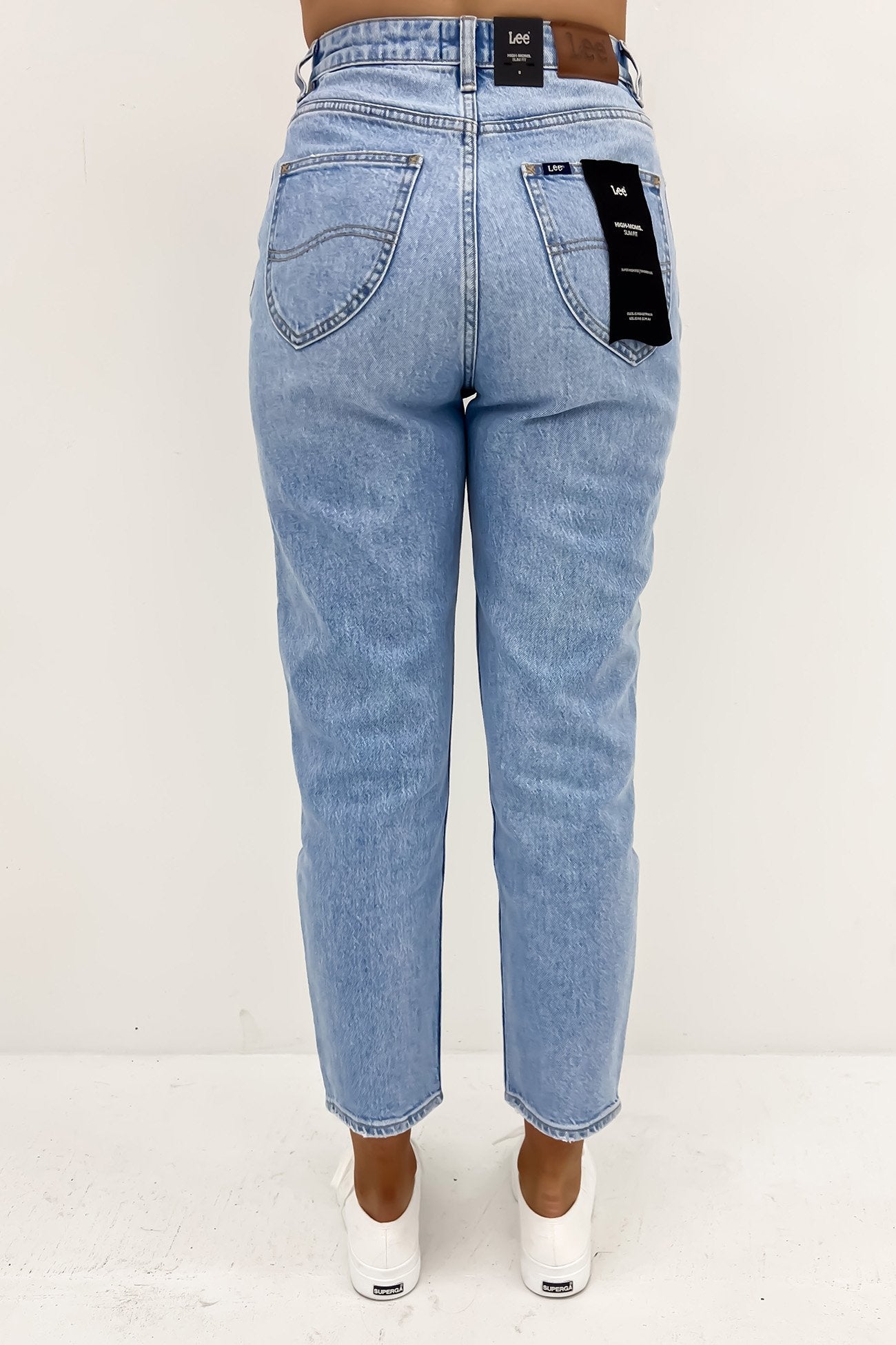 High Moms Jean Blue Rapture