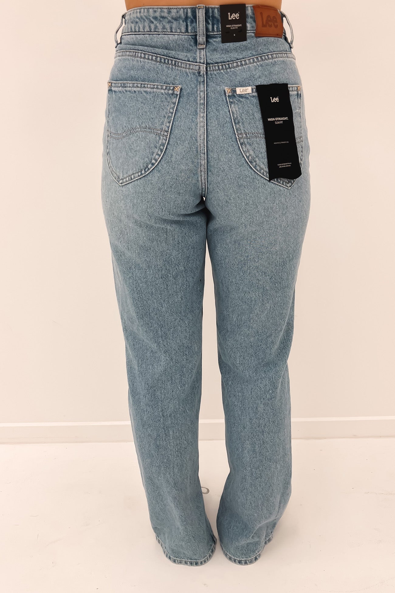 High Straight 80 Jean Split Blue