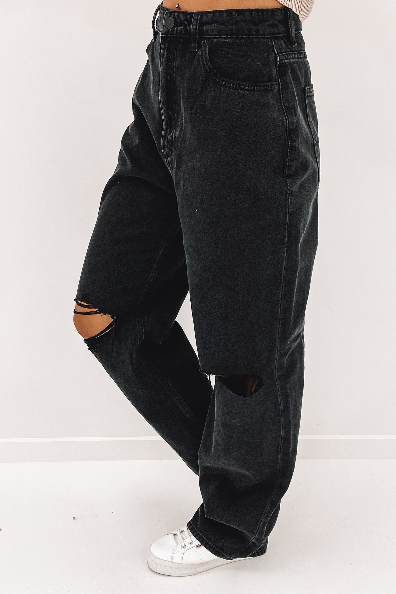 High Baggy Jean Exalt Black