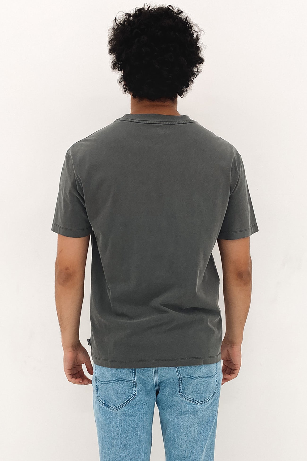 Hoops Short Sleeve Tee Washed Black