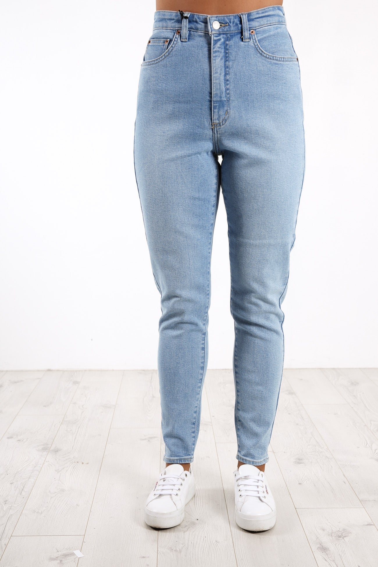 Hourglass High Licks Crop Skinny Jean Optimal Blue