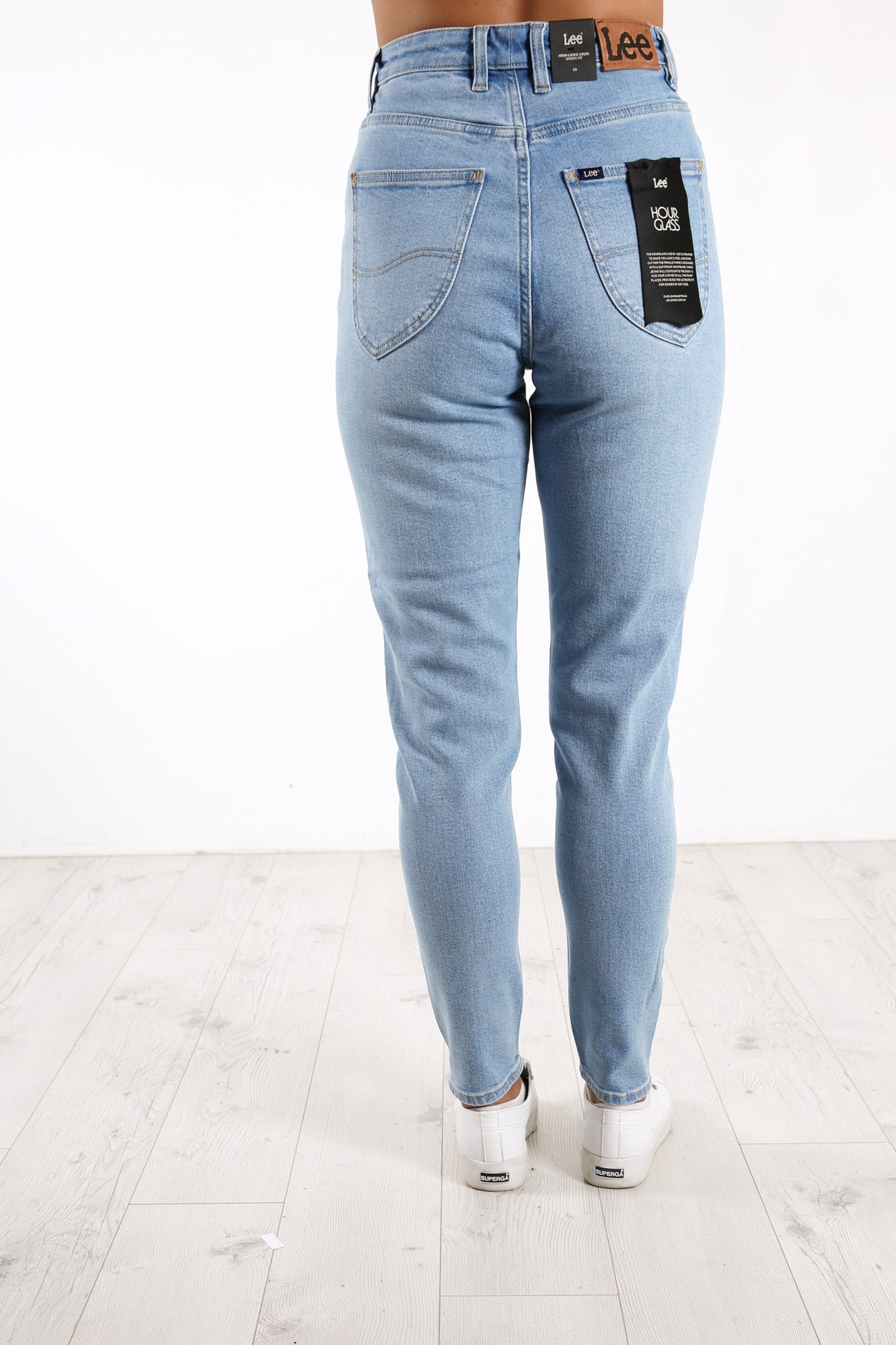 Hourglass High Licks Crop Skinny Jean Optimal Blue