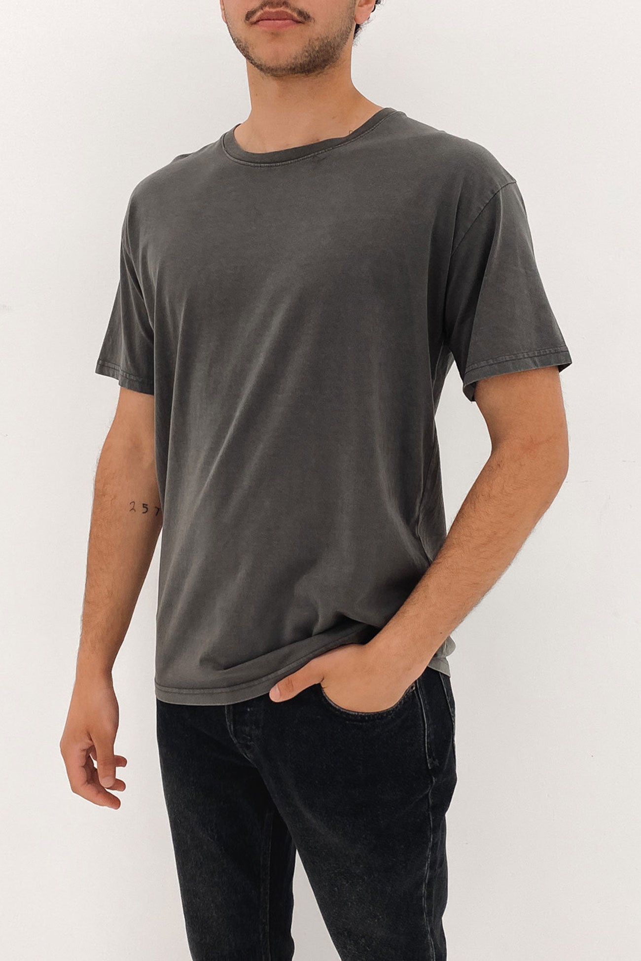 Oversized Tee Coal